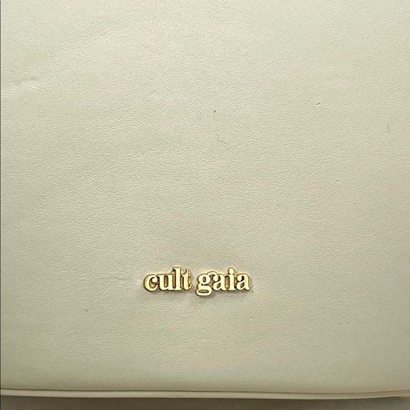 Cult Gaia Tan and Cream Tote Bag - Picture 9 of 16